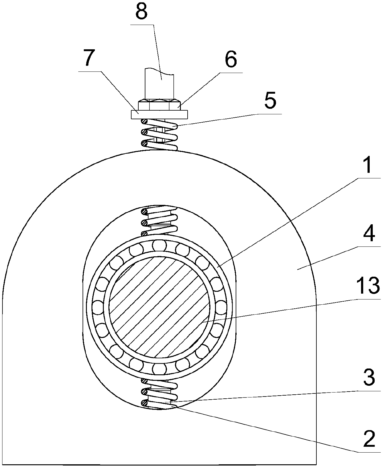 Vibration damping and noise reduction power bump leveler for rail vehicle wheel pair