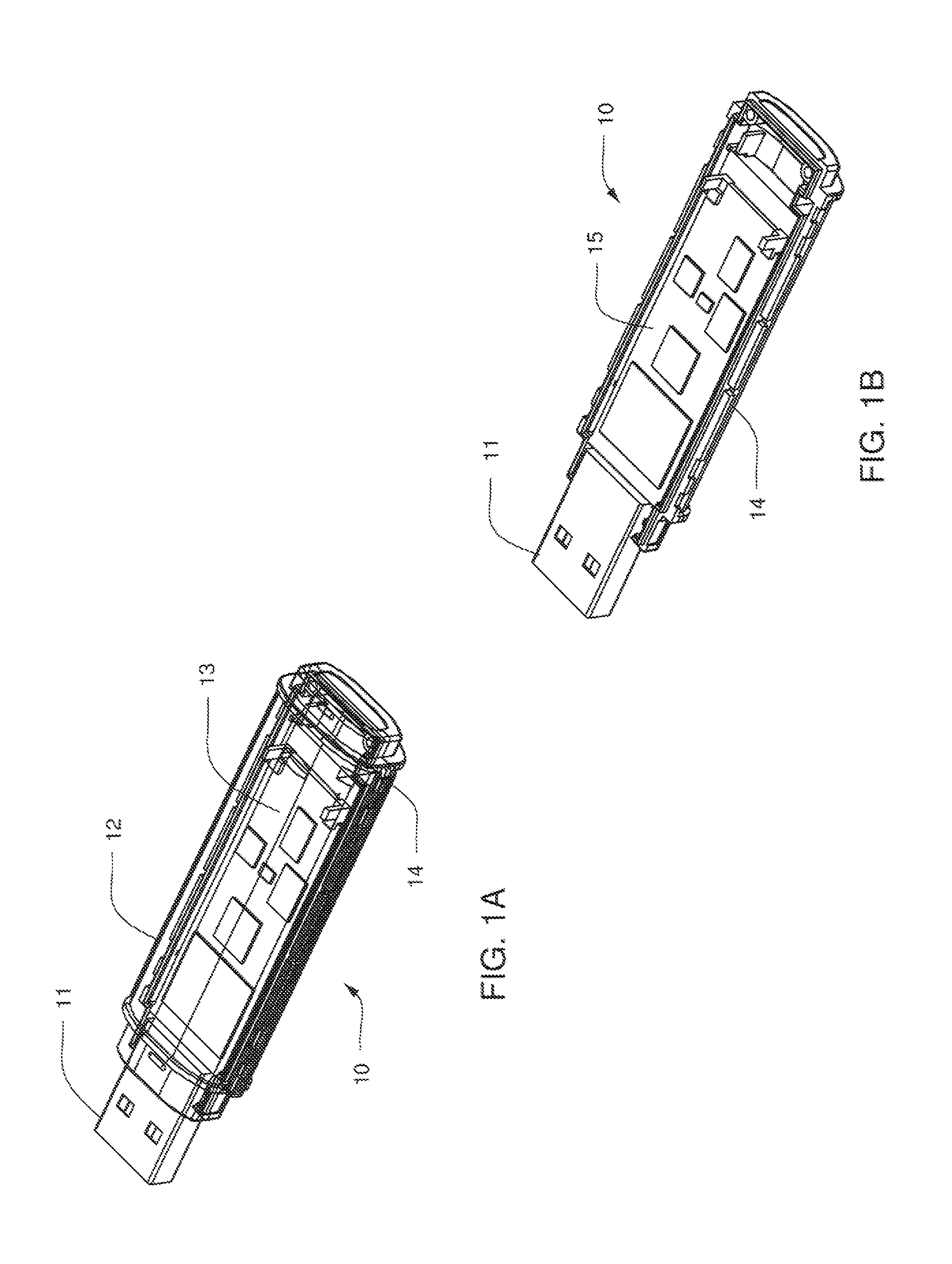 Thumb drive chassis structure