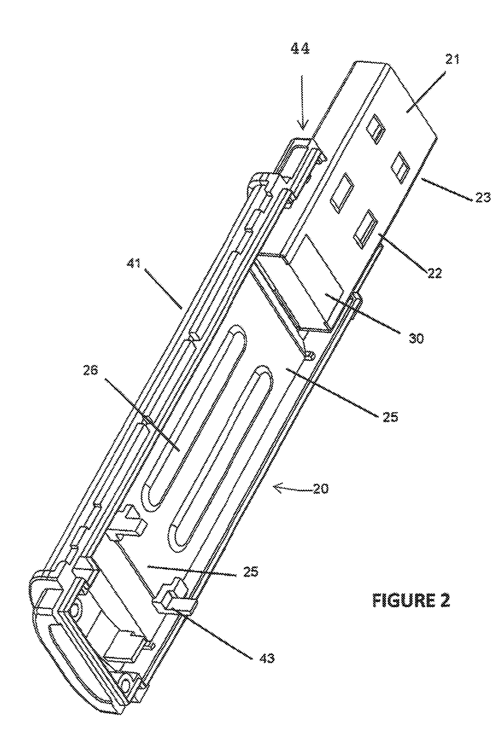 Thumb drive chassis structure