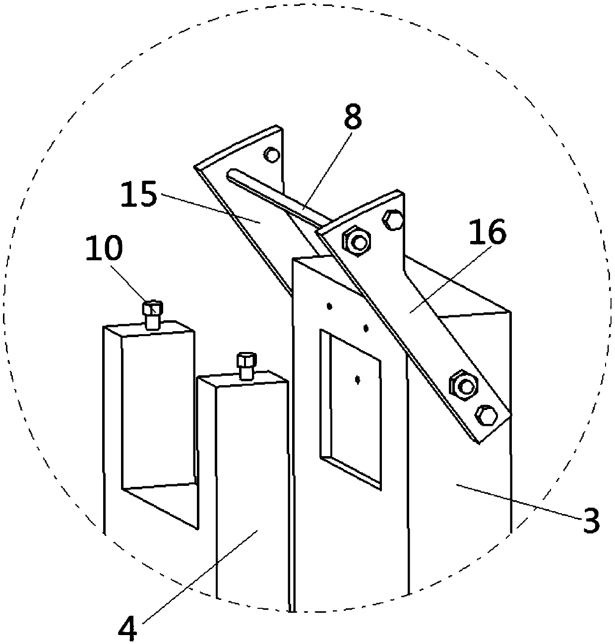 Engine coverman-machine verification rack