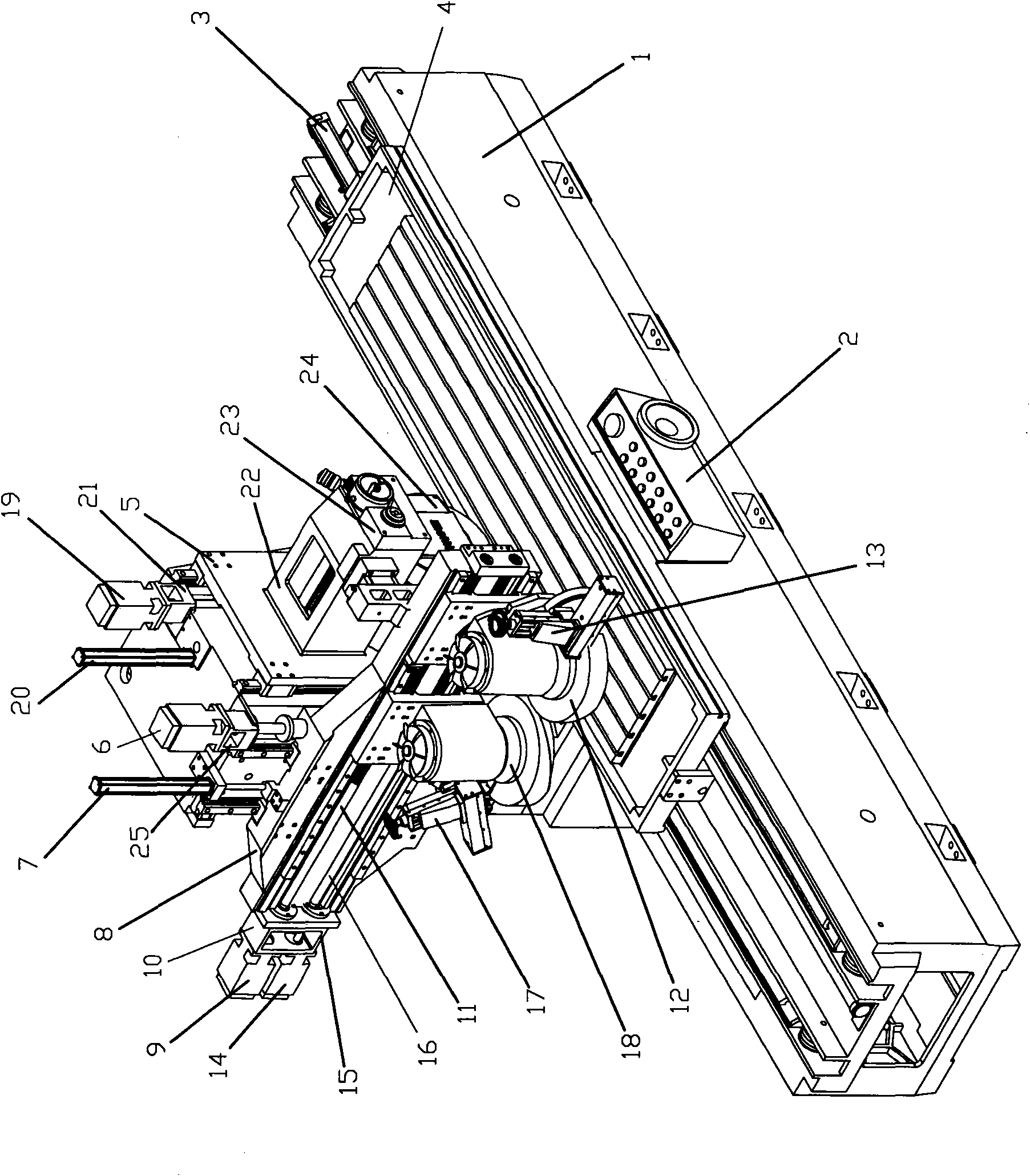 Numerically controlled multi-functional surface grinding machine