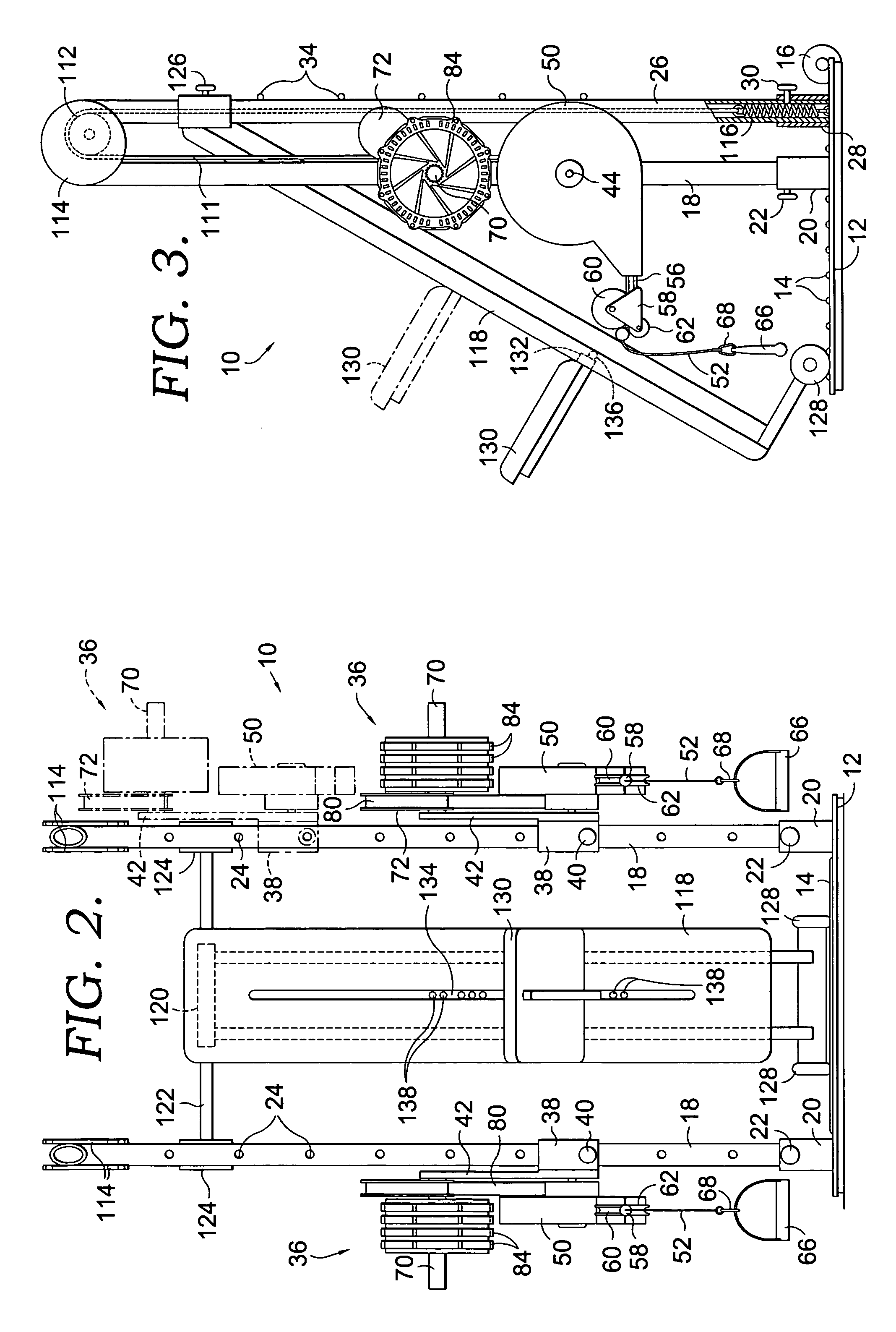 Resistance exercise machine with stacked resistance packs