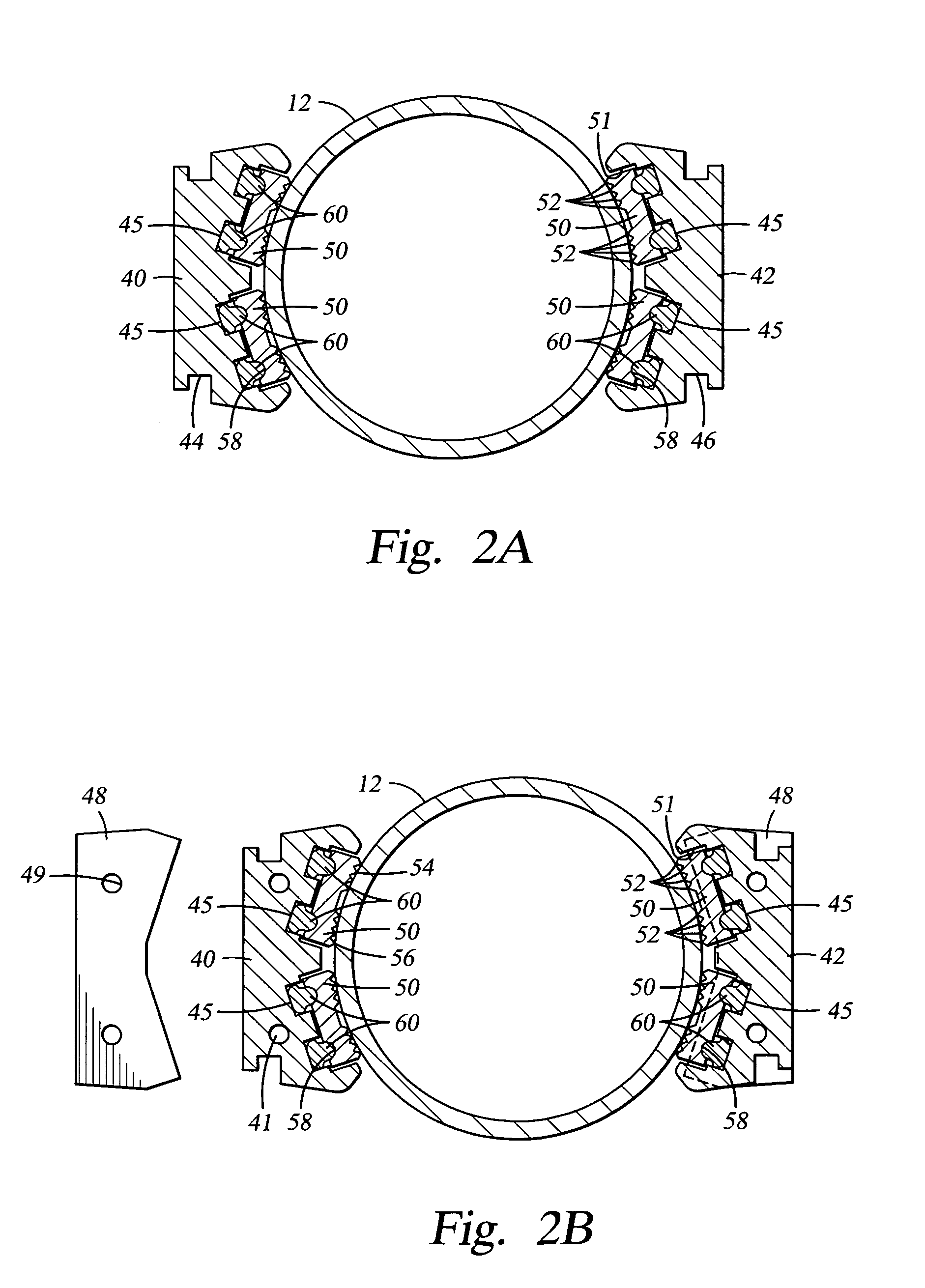 Jaw insert for gripping a cylindrical member and method of manufacture