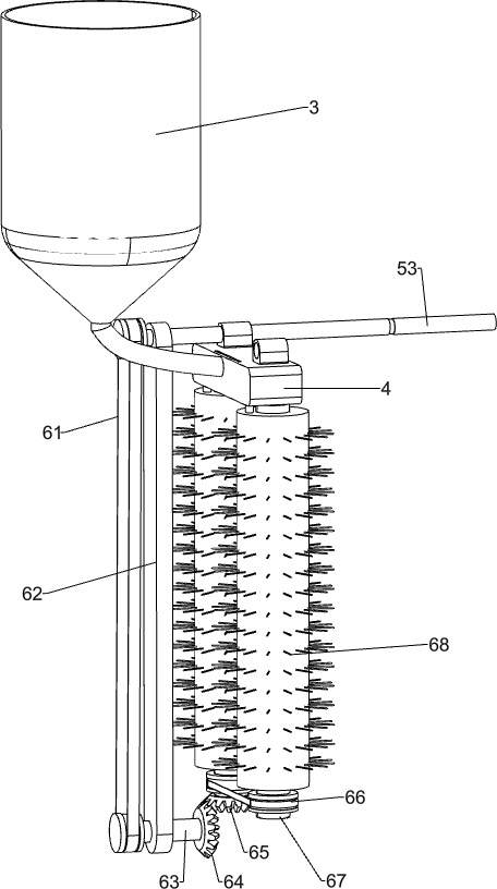 A fish tank making old device for stone carving industry