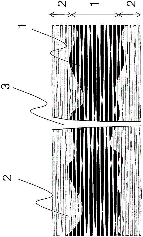 Notched pre-preg and notched pre-preg sheet