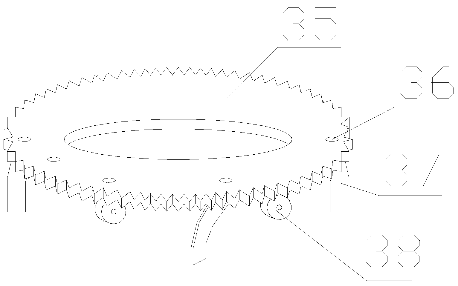 Horizontal biomass granulation machine