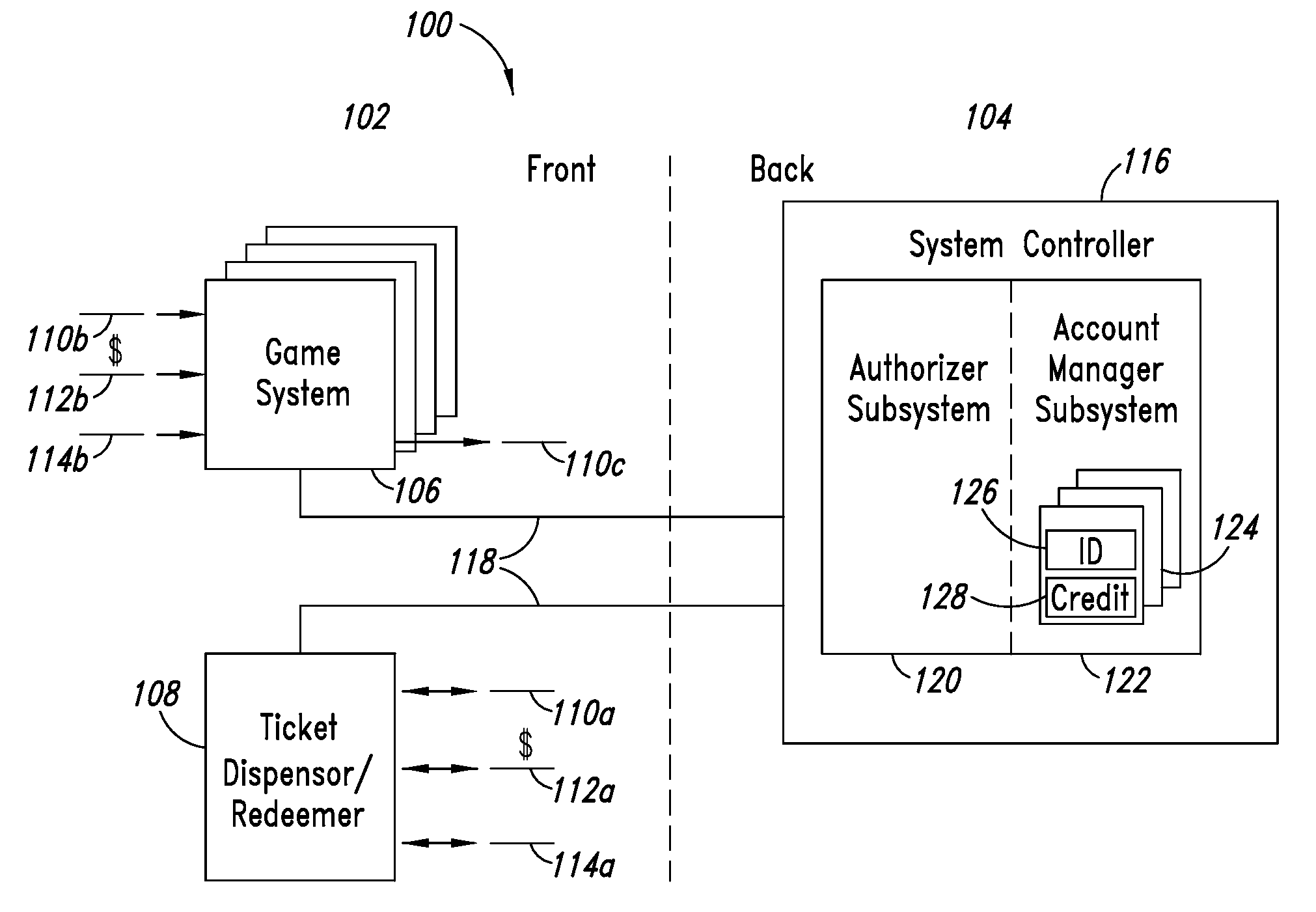 Systems, methods, and devices for providing purchases of instances of game play at a hybrid ticket/currency game machine