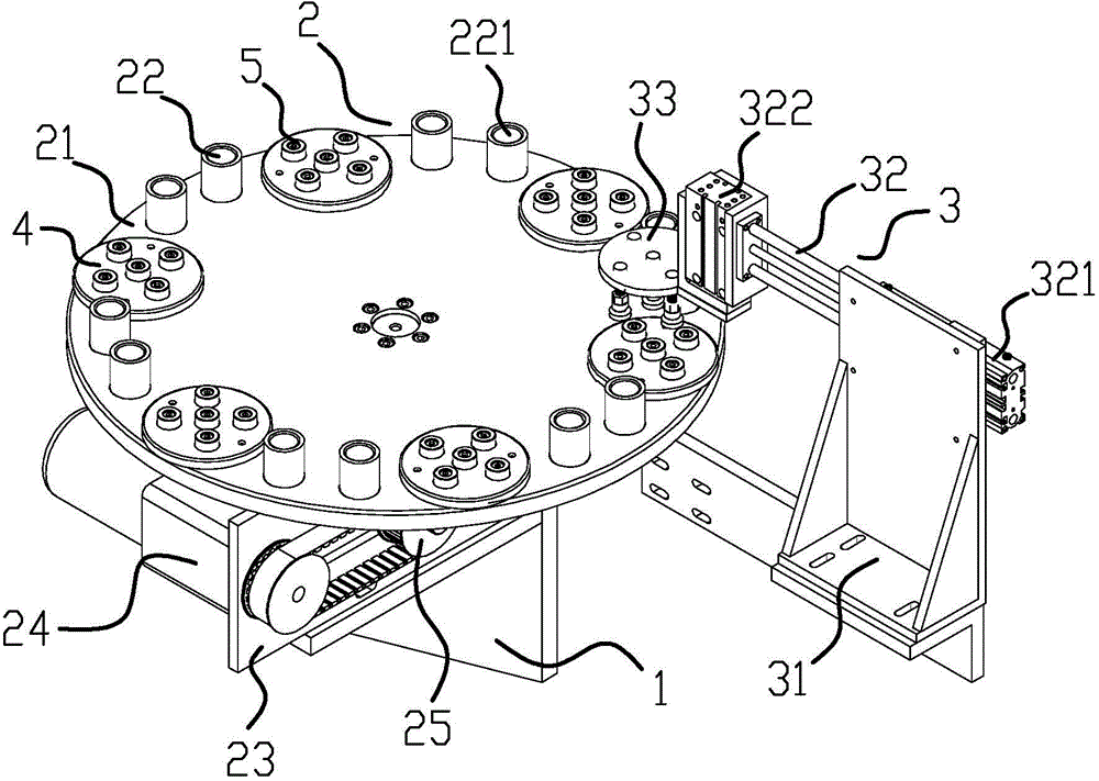 Multi-station die and machining punch