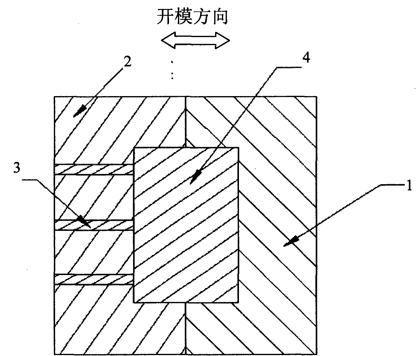 Thimble structure for die-casting mould