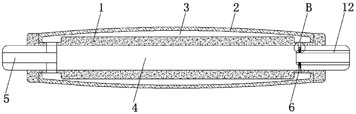 Pneumatic anti-slip guiding and conveying device for printing machine