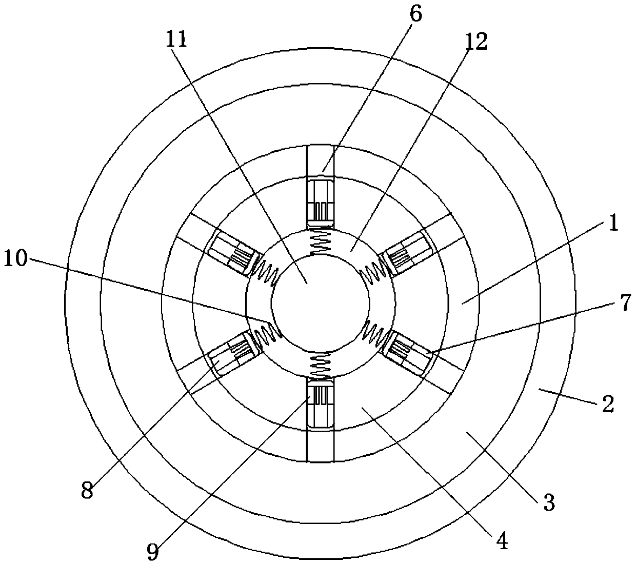 Pneumatic anti-slip guiding and conveying device for printing machine