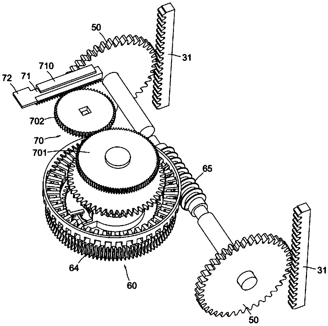 A lifting foundation structure