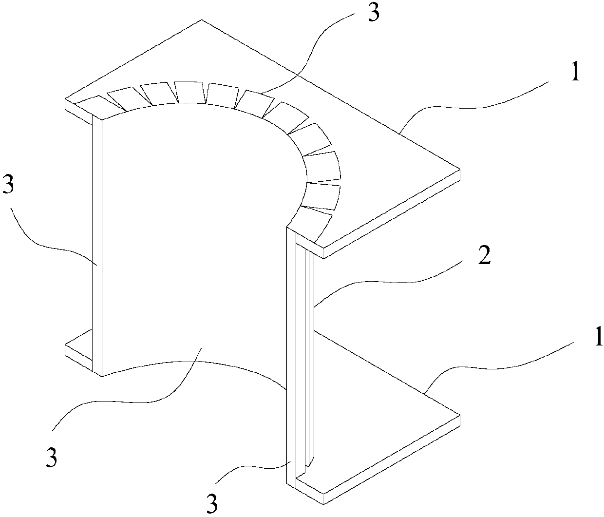 Special-shaped column supporting system and construction method