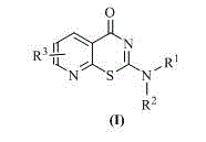 4H-pyridino-[3,2-e][1,3]thiazine-4-ketone derivate and application thereof