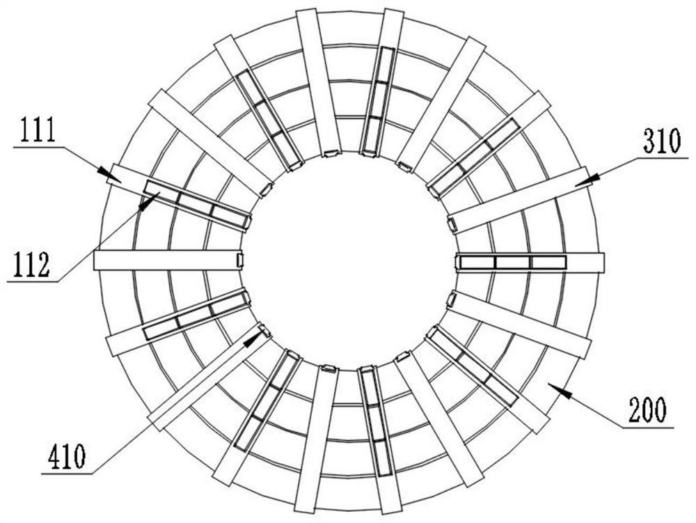 Combined transformer coil supporting system