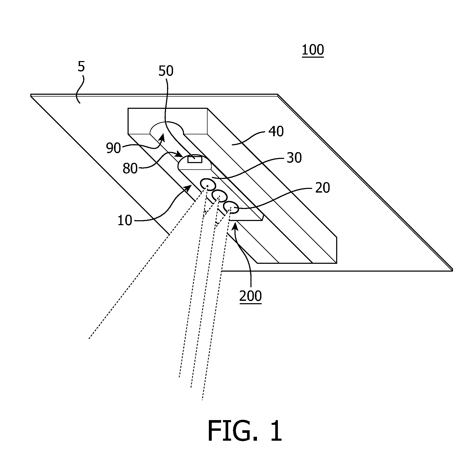 Directable magnetic mount for light emitter, a light source, a base and an illumination system