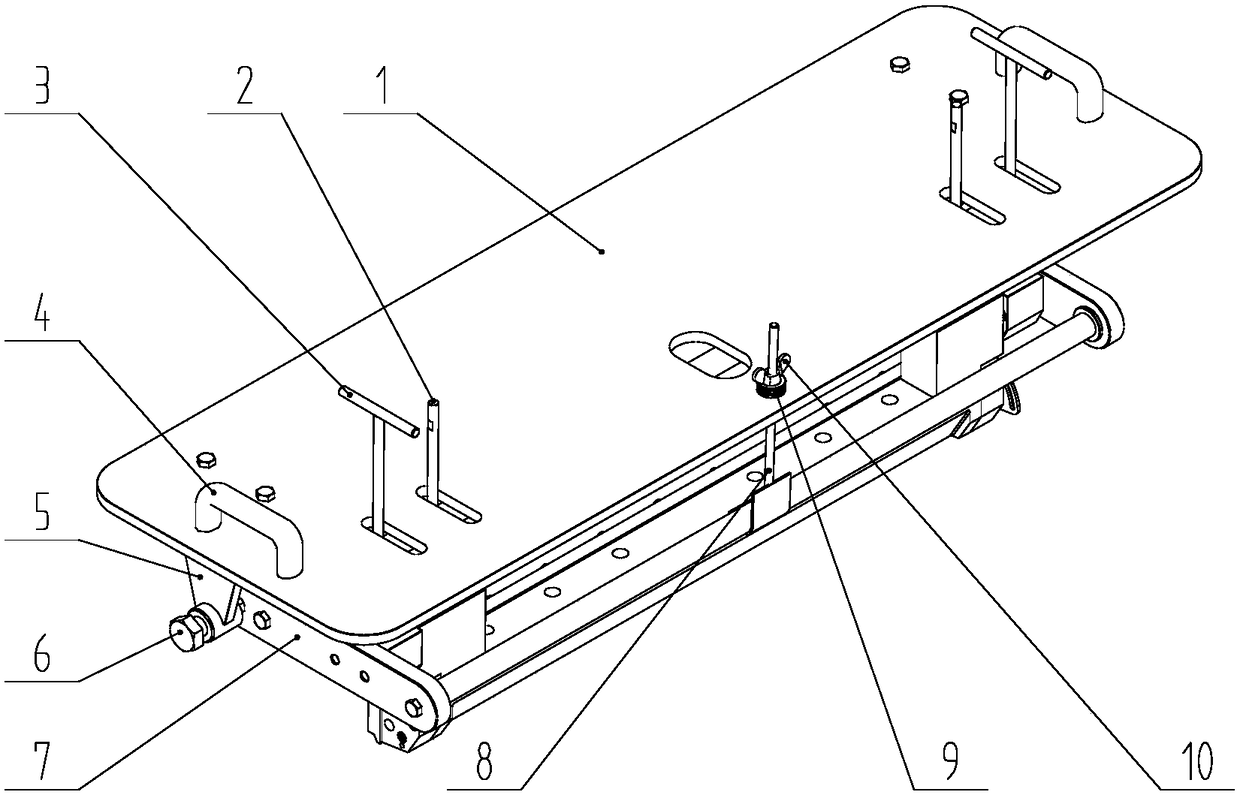 Casting knife of ion membrane steel strip casting machine with opening and closing function