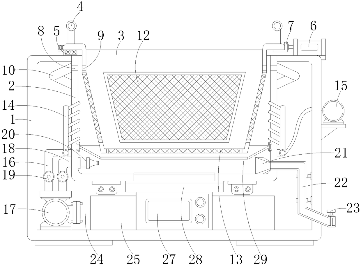 Ultrasonic cleaning machine for preparing optical lenses