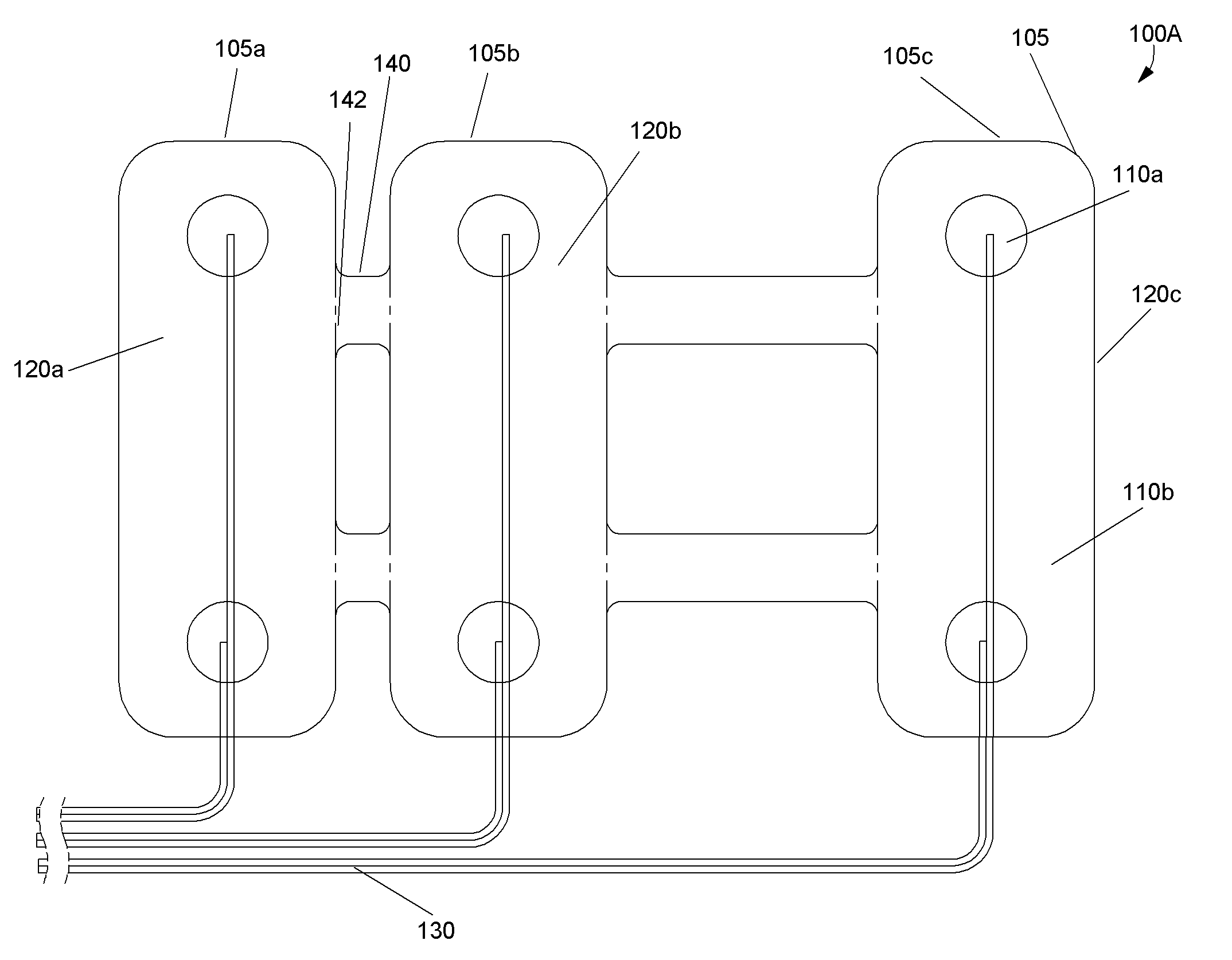 Articulated neural electrode assembly