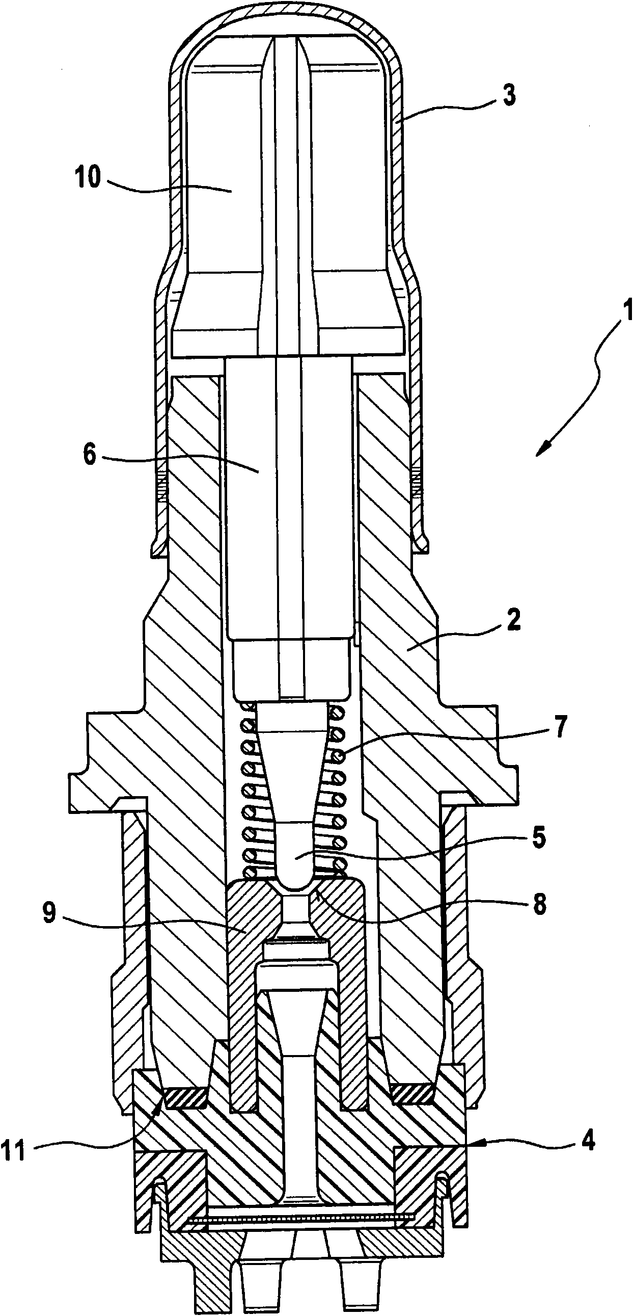 Magnet valve with a valve housing