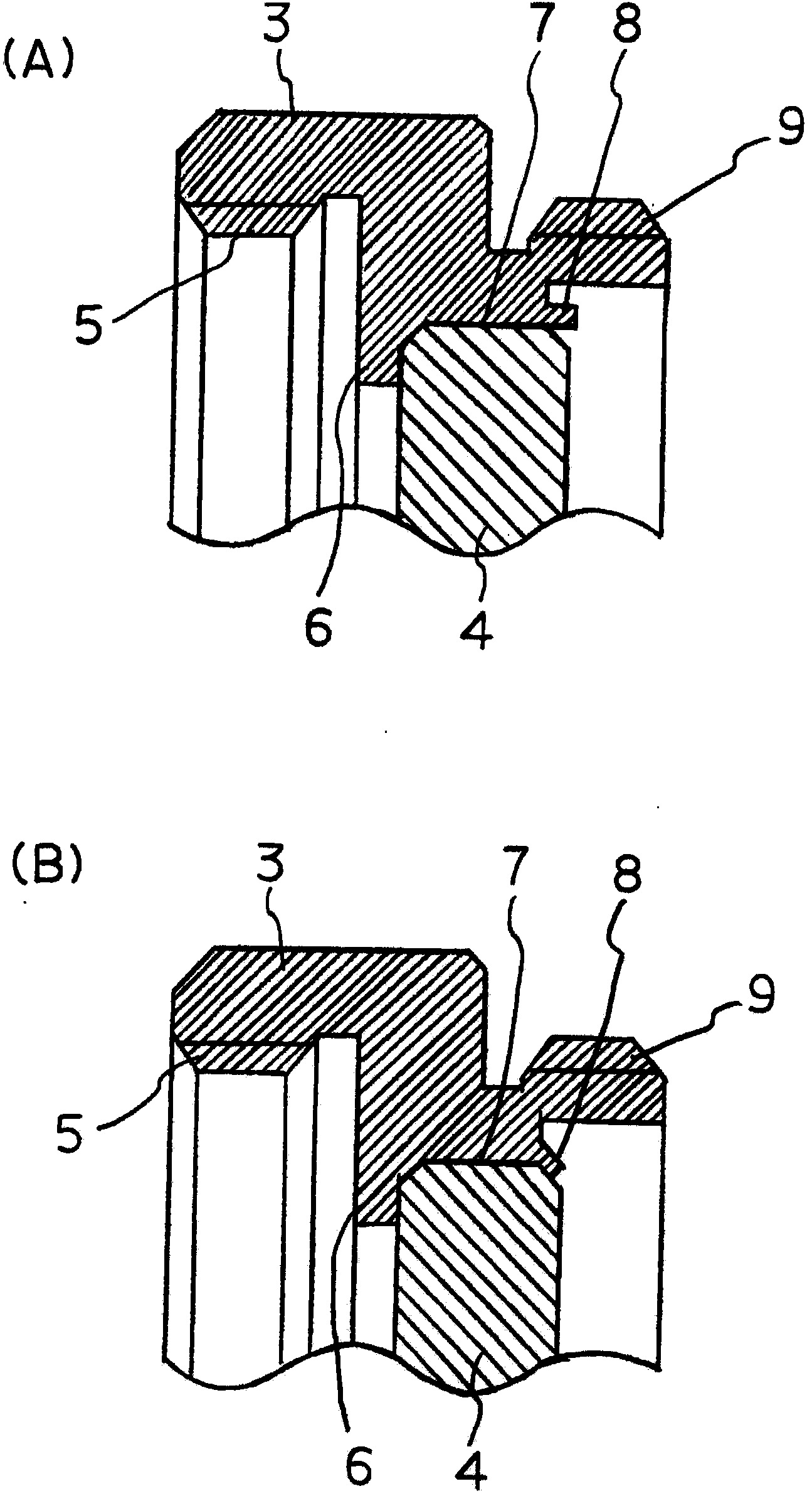 Filter frame for digital camera made from polymer elastic body