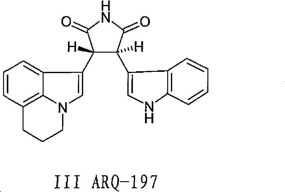 Medicine composition containing hepatic cell growth factor receptor inhibitor and Bcl-2 inhibitor and application thereof