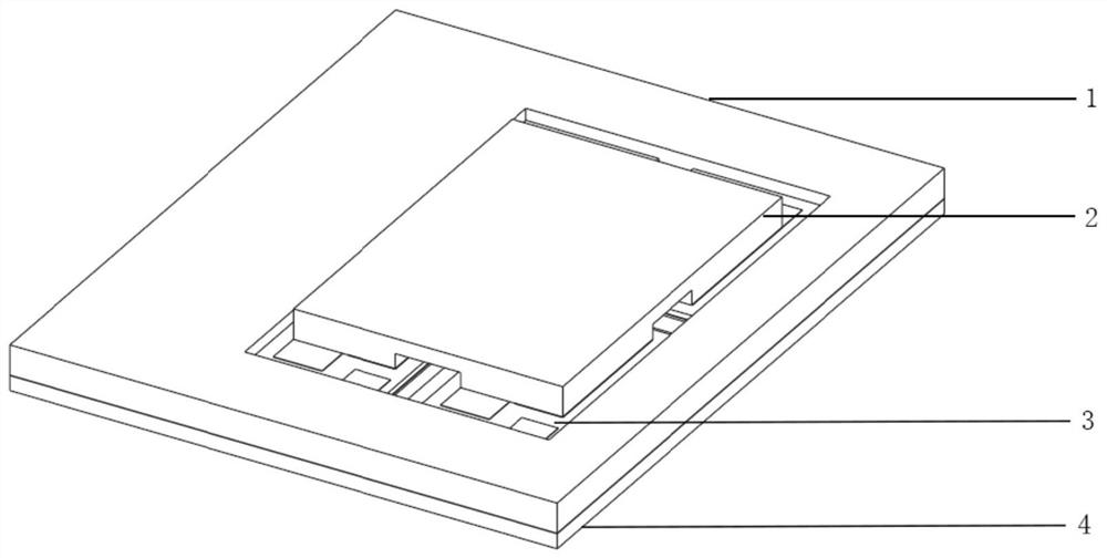 SiC MOSFET sub-module unit and crimping type package thereof