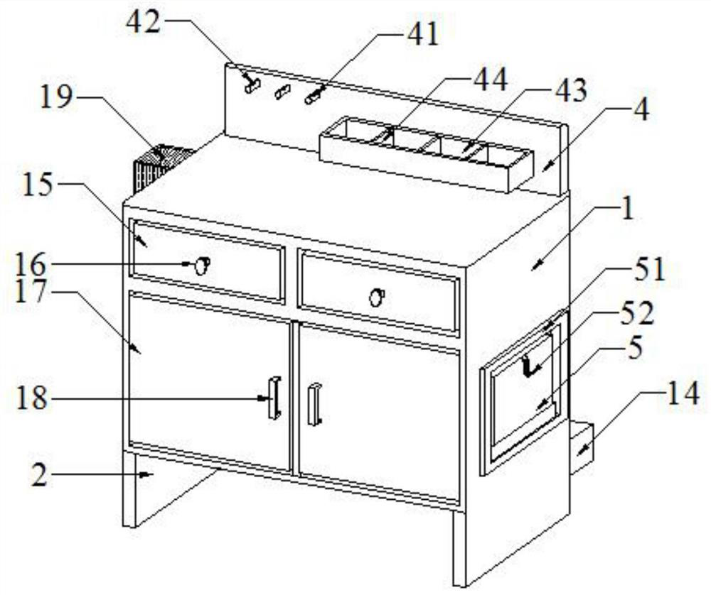 Disinfection shoe cabinet supporting Harmony operating system