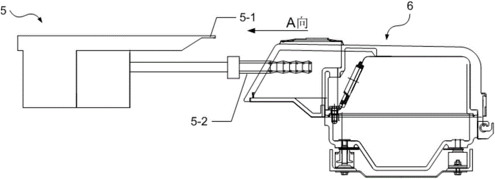 System and method for removing accumulated snow or sundries for train infrared axle temperature detecting equipment