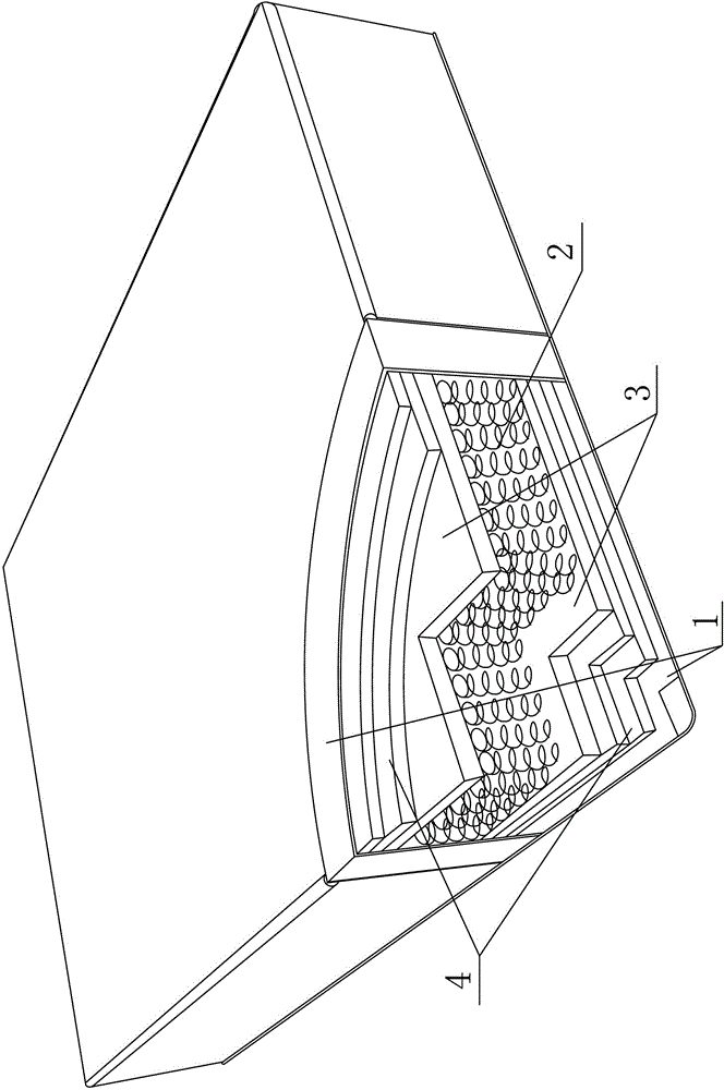 Hard-edge independent bagged spring mattress