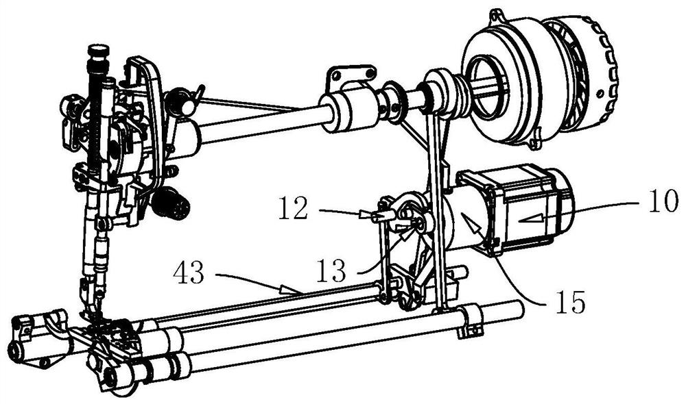 Multifunctional driving device of sewing machine