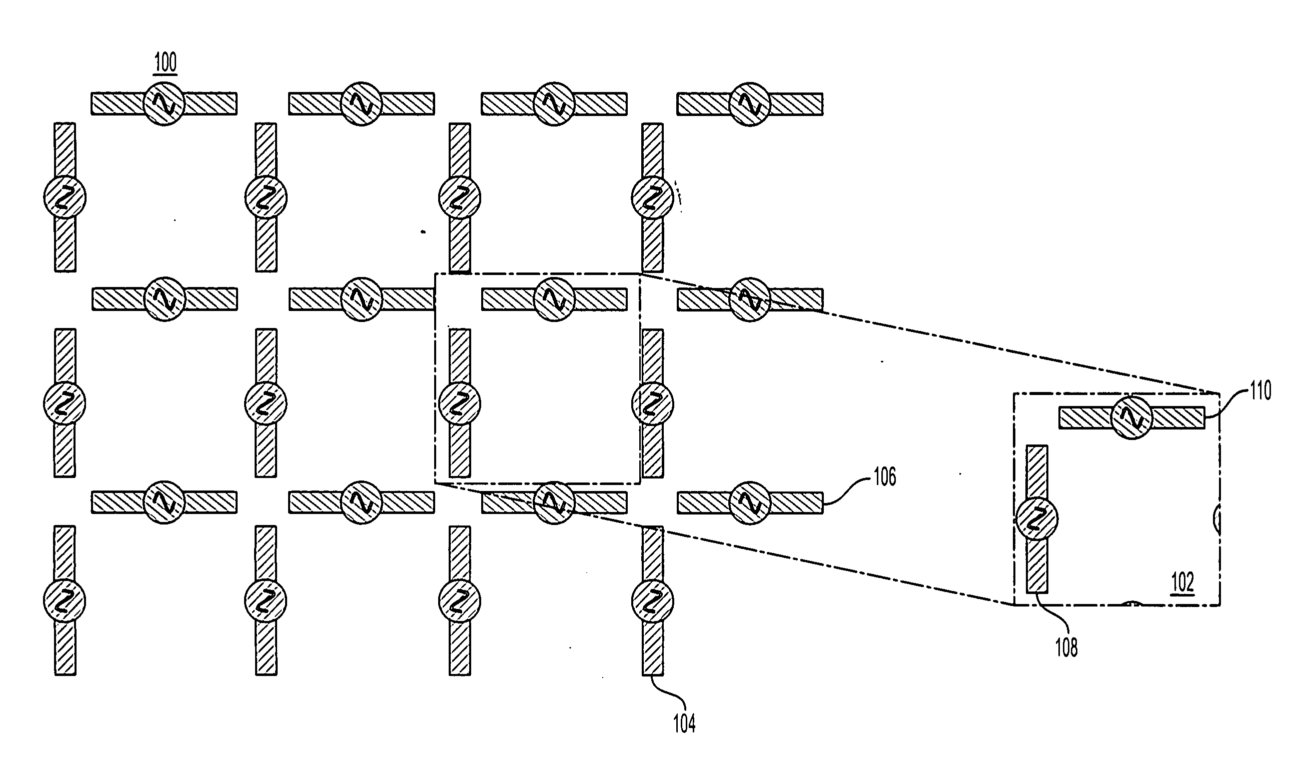 Frequency-scaled ultra-wide spectrum element