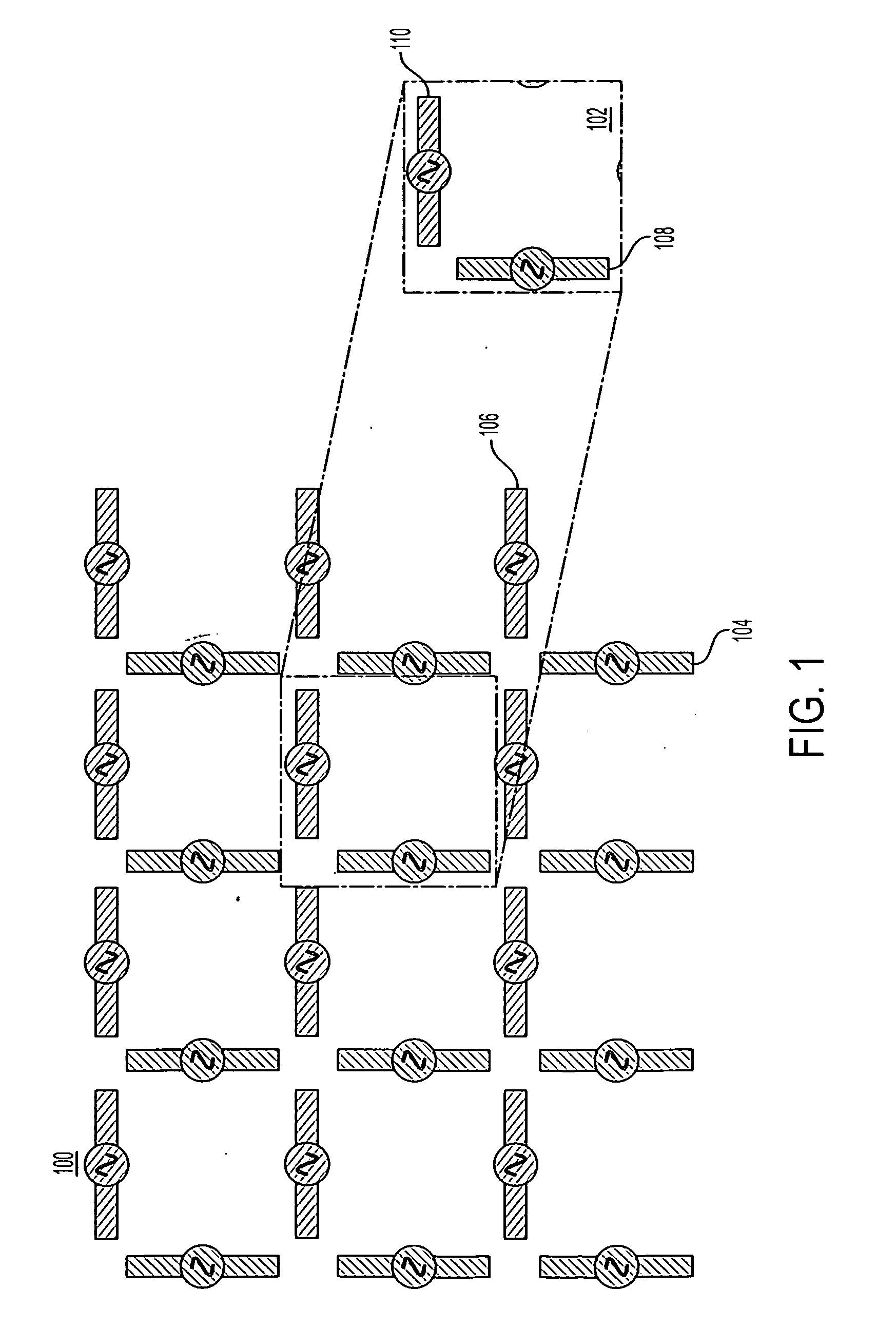 Frequency-scaled ultra-wide spectrum element