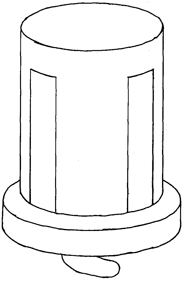 Sensing head of omni-directional wind speed sensor