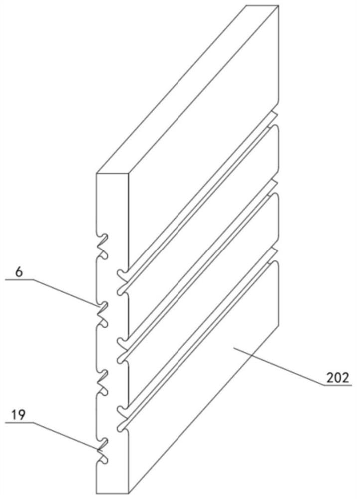 A high-efficiency heat-conducting bay window that realizes the function of hot spring slate