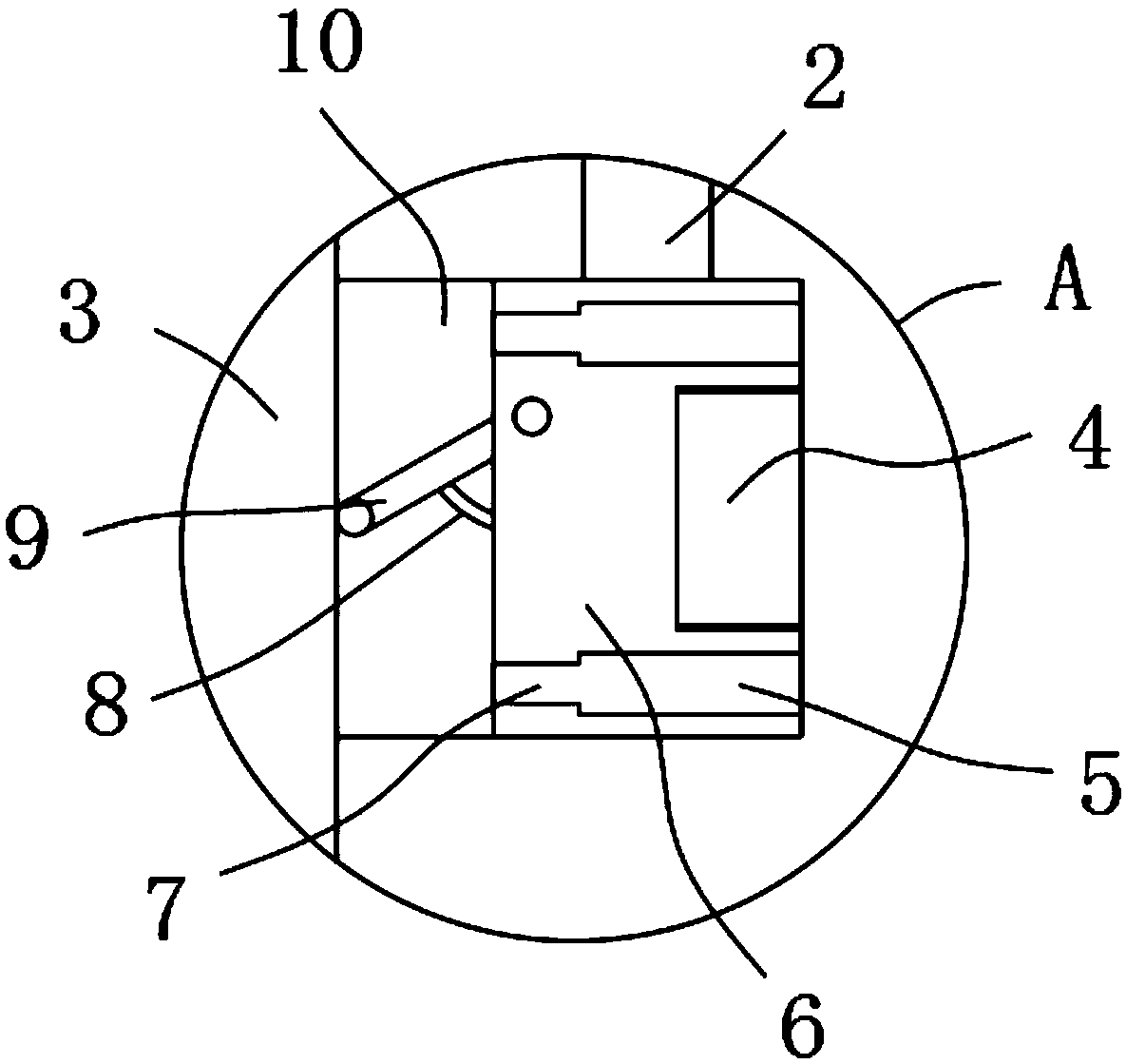 Auxiliary tool for airing men's shirts