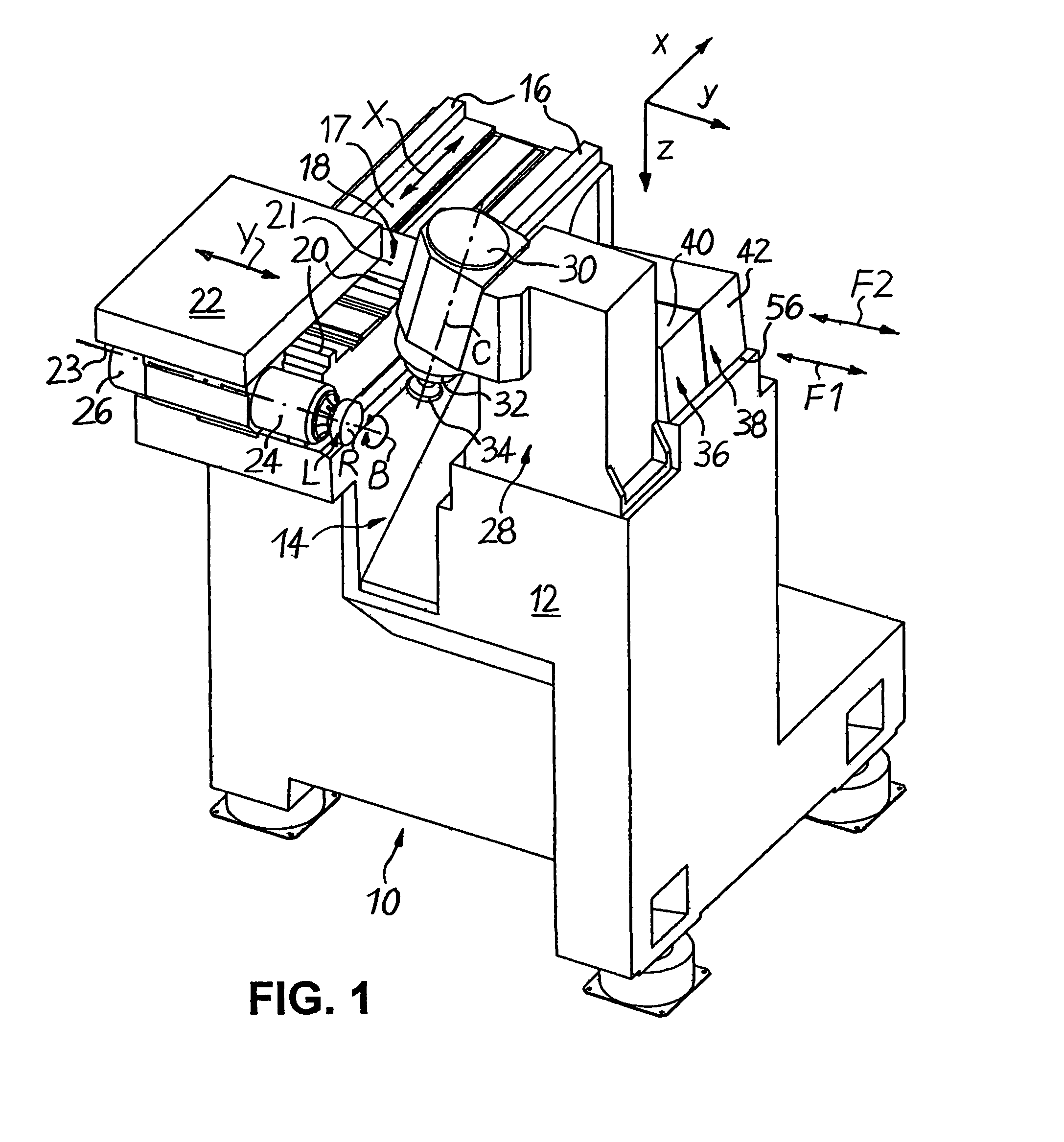 Machine for machining optical workpieces, in particular plastic spectacle lenses