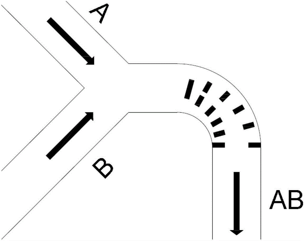 Inverted-V-shaped multi-stage mixed array structure for passive micromixer