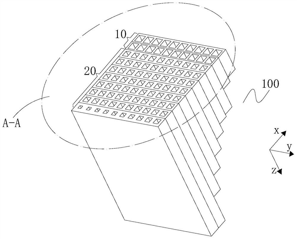 Sound absorption unit and sound absorption device