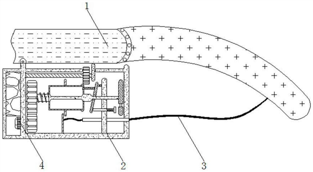 A kind of PICC catheter anti-deep vein thrombosis glove