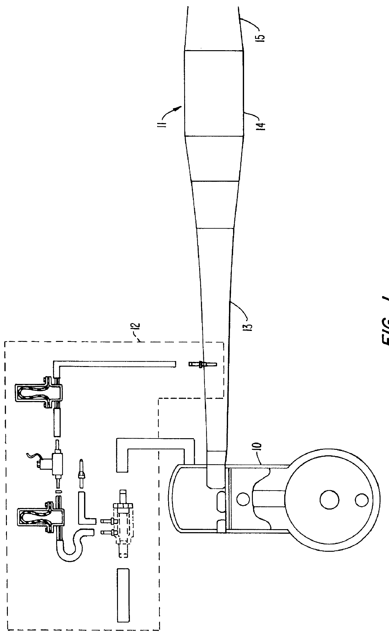 Method and apparatus for improved control of exhaust gas temperature from a two-stroke engine