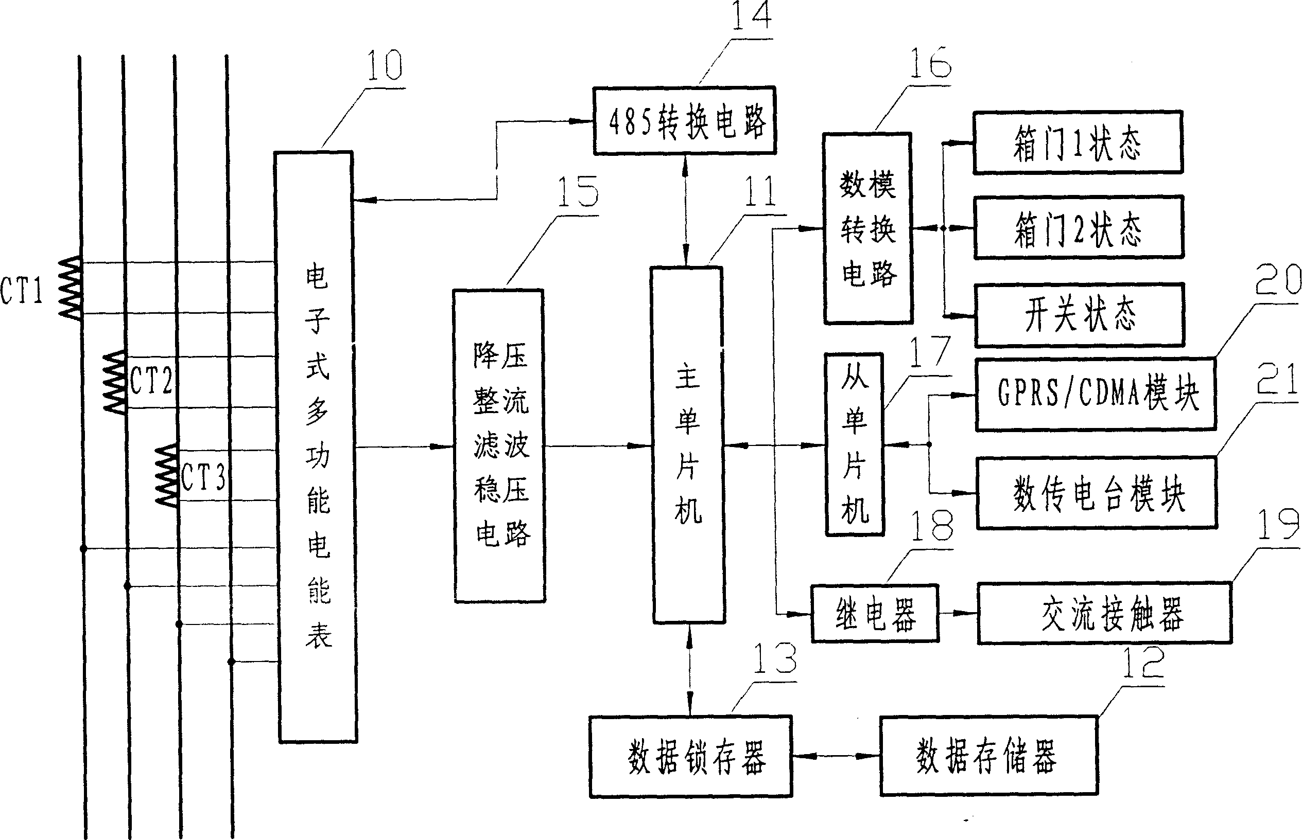 Low-voltage intelligent anti-theft measuring pocket