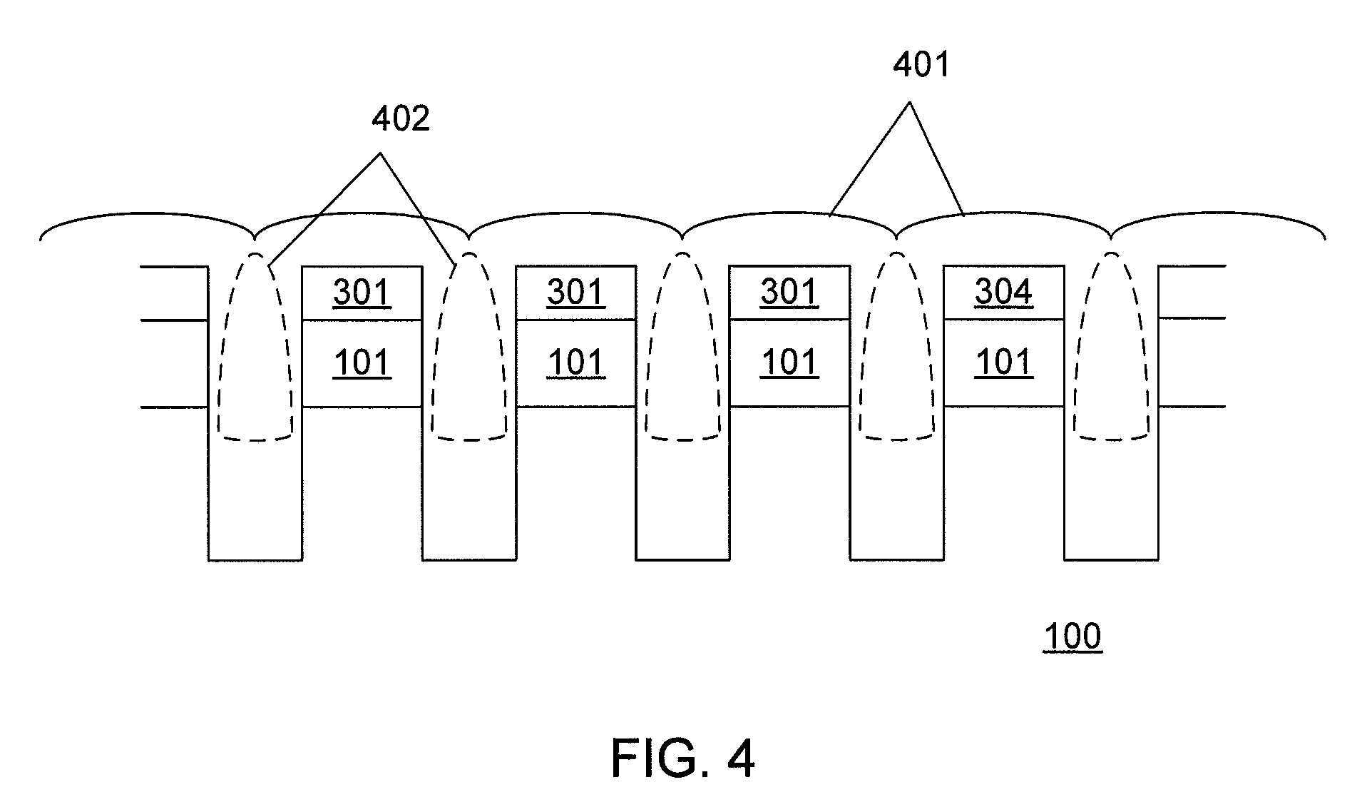 Systems and methods for controlling the effective dielectric constant of materials used in a semiconductor device