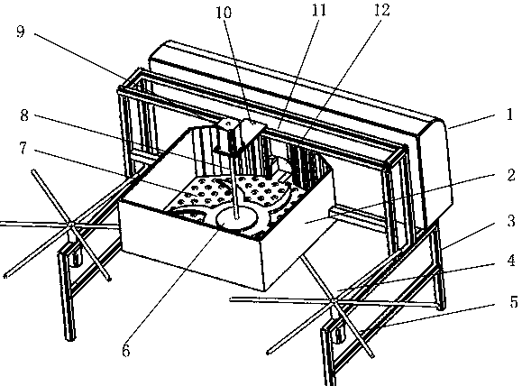 Driving lever gathering type Carthamus tinctorius harvester