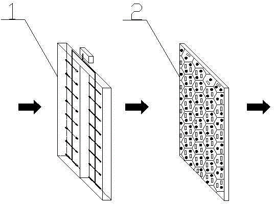 Method for removing indoor air contaminations based on synergistic action of negative ion generator and mixed medium