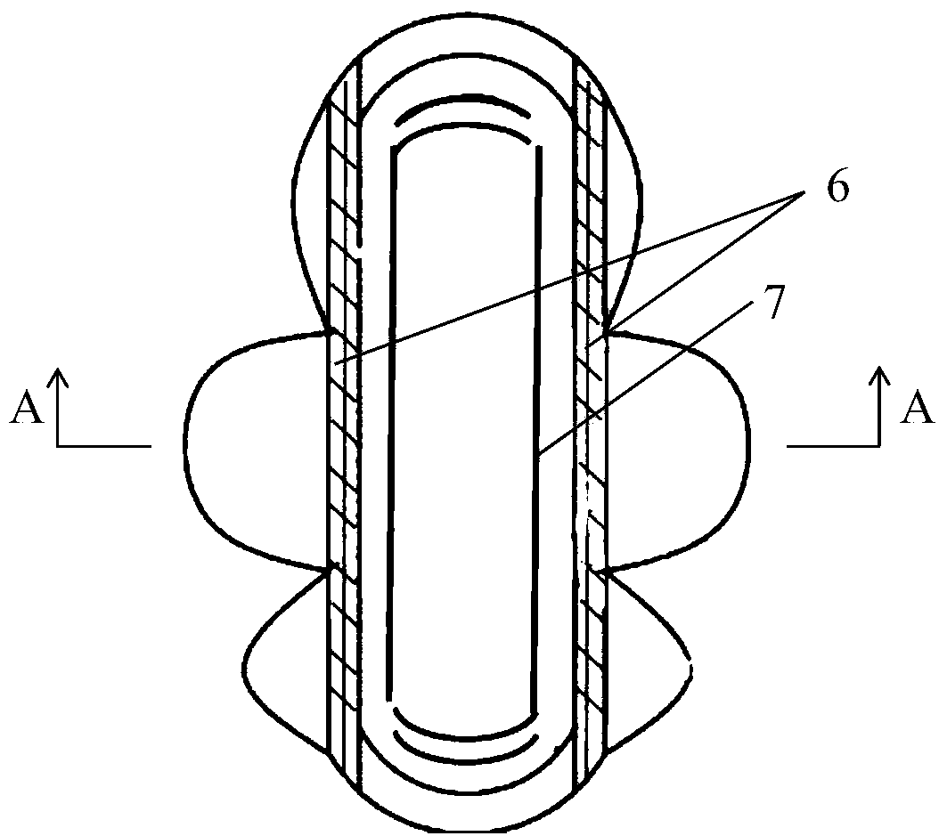 Novel side-leakage-preventing sanitary absorbing article