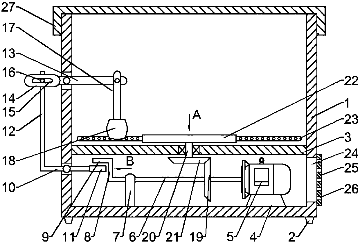 Chopped pepper flavoring device for processing cayenne pepper