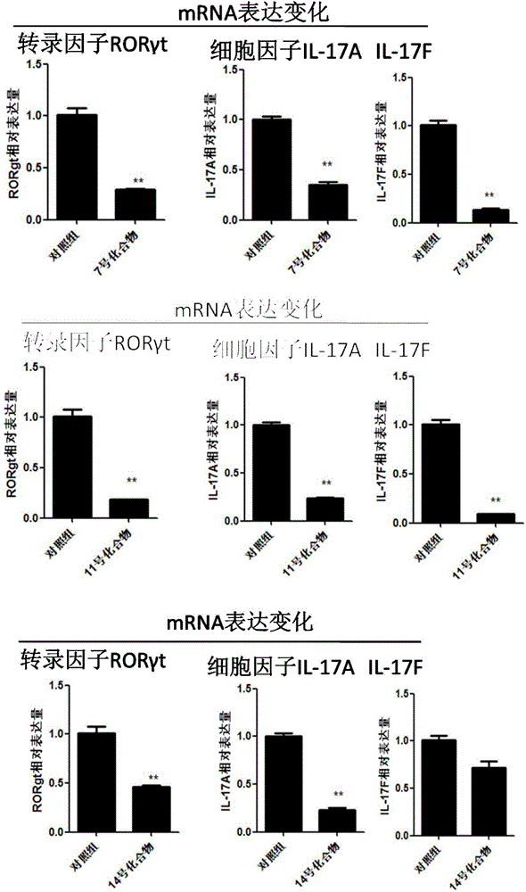 Application of 4N heterocyclic compound as inhibitor for Th17 cell differentiation