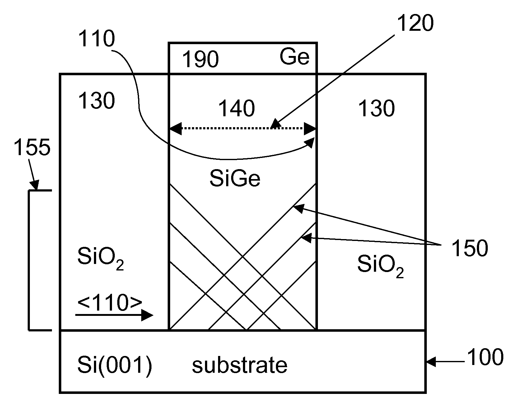 Fabrication and structures of crystalline material