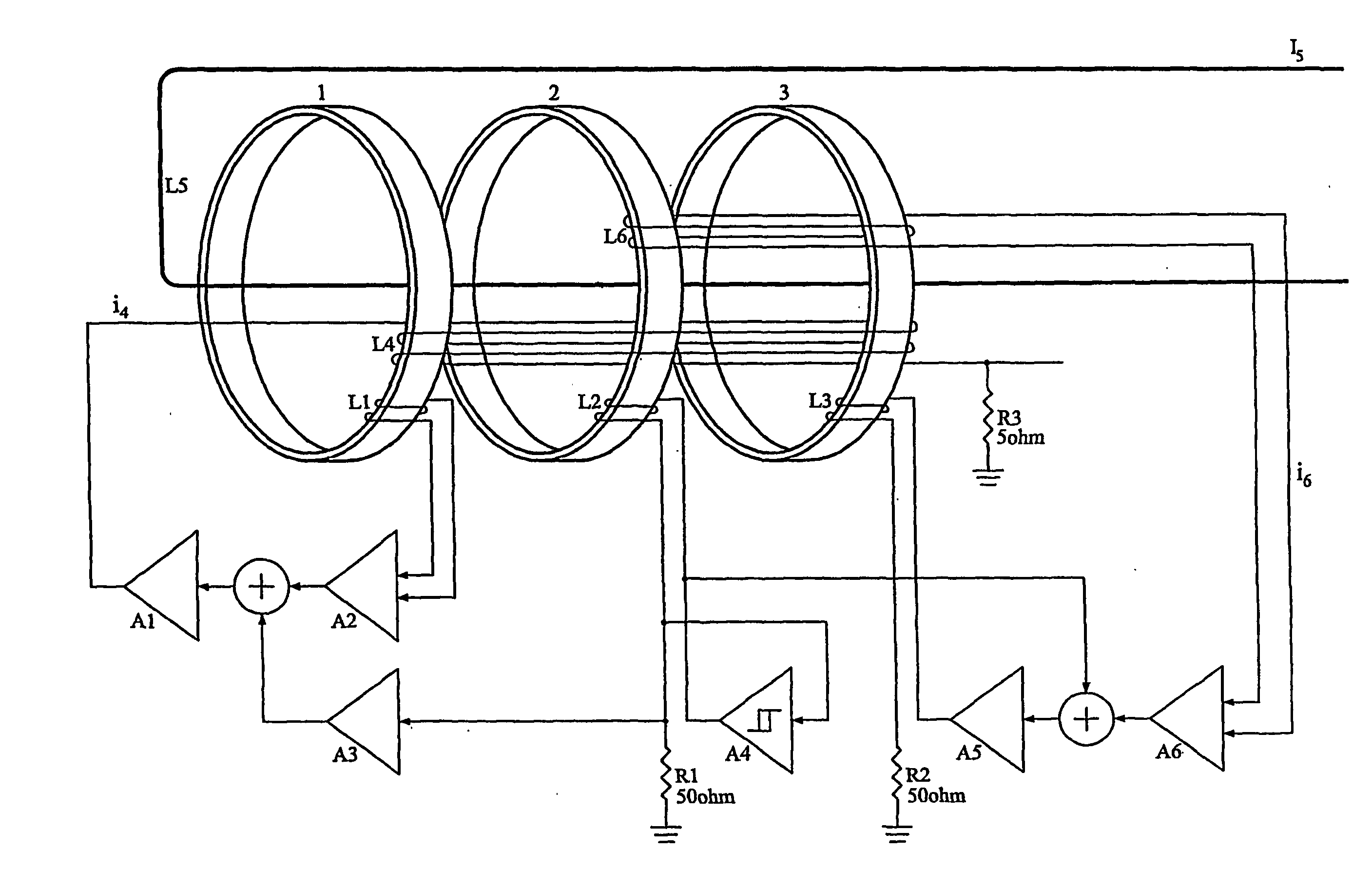 Detector circuit to be used for measuring current